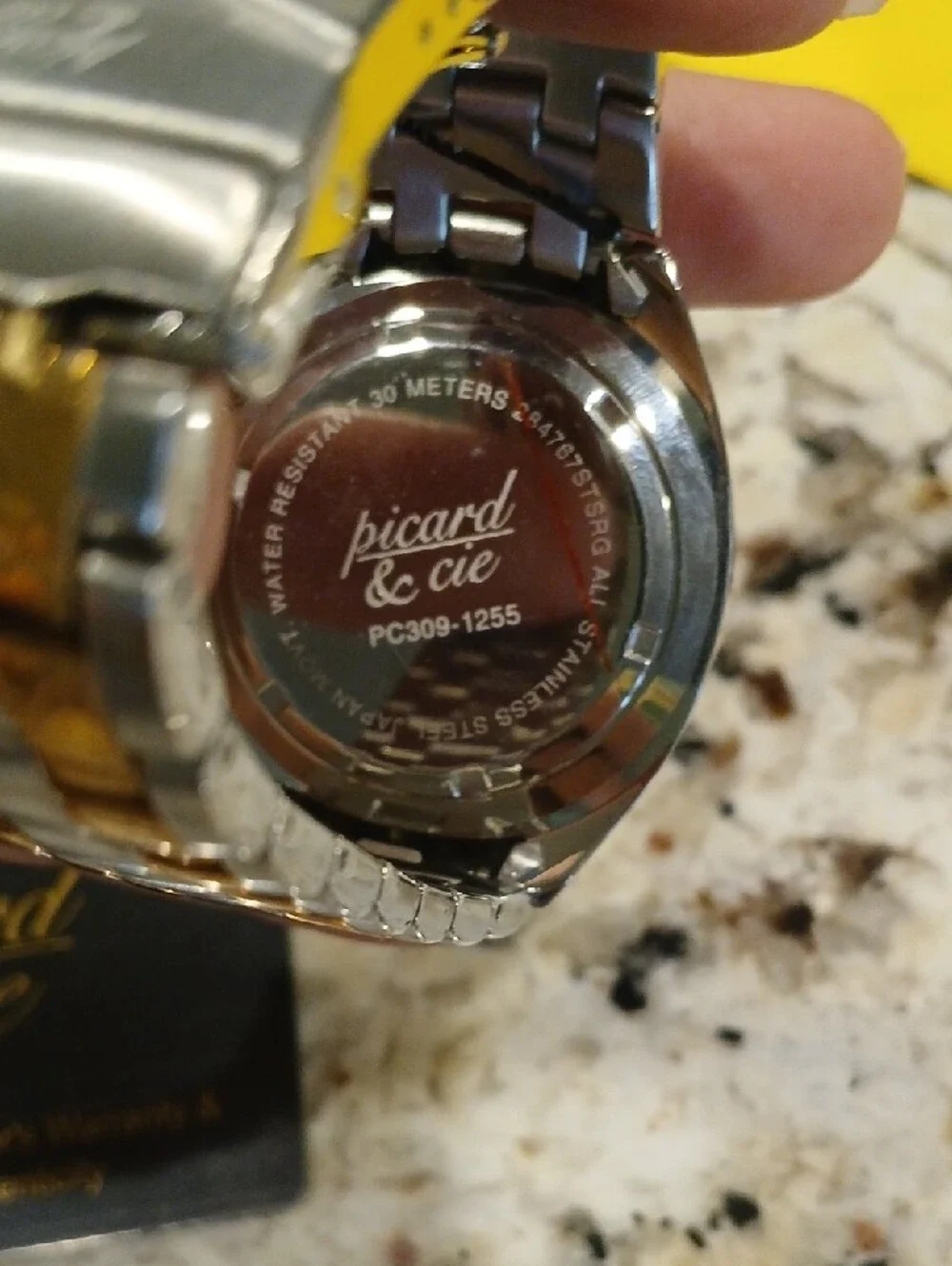 Men's Two-Tone Gold and Silver Chronograph Watch